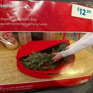 Premium Red Wreath Bag